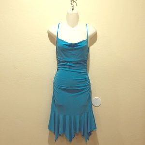 Turquoise Semi-Bodycon Dress